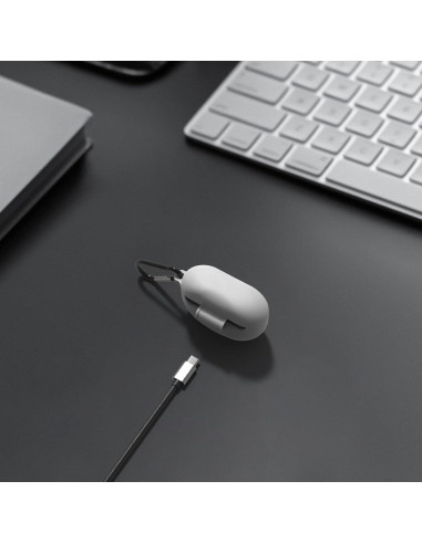 Funda de Silicona GEEKRIA para Sony WF-1000XM5 - Blanca