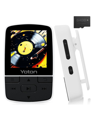 Reproductor MP3 YOTON YM03 Bluetooth 5.2 64GB HiFi Clip Deportivo