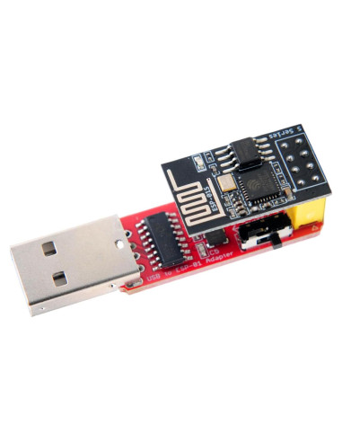 Adaptador USB a ESP8266 ESP-01S Stemedu 4MB WiFi Serial