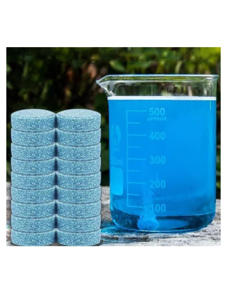 20 Tabletas Efervescentes Limpiaparabrisas Genérico - Ecológicas 20 Tabletas Efervescentes Limpiaparabrisas Genérico - Ecológicas