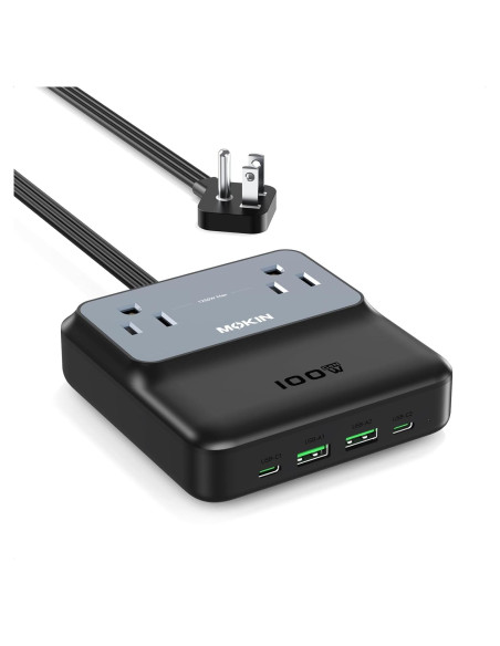 Estación de Carga 100W imokin USB-C 6 en 1 con Protector Estación de Carga 100W imokin USB-C 6 en 1 con Protector
