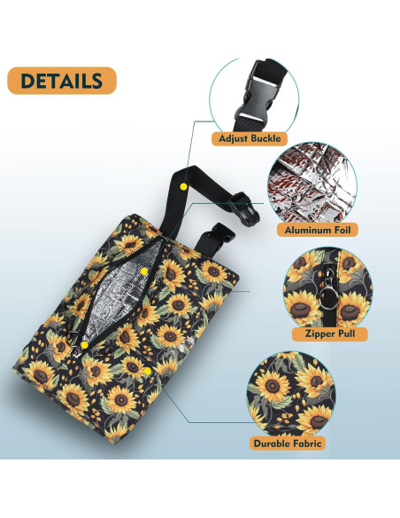 Bolsa Enfriadora FIMONRUBY D24 3L Girasol Impermeable Bolsa Enfriadora FIMONRUBY D24 3L Girasol Impermeable