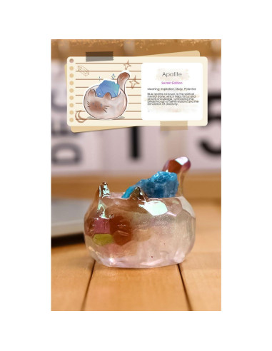 Caja Sorpresa Figuras Gato Cristal Diamante - Bontoujour