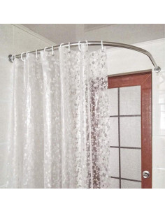 Cortina de Ducha WELTRXE EVA 182.88x182.88cm Impermeable 2