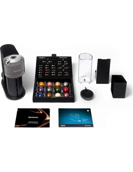 Cafetera Nespresso Vertuo Next De'Longhi Gris Compacta 2022 Cafetera Nespresso Vertuo Next De'Longhi Gris Compacta 2022