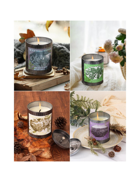 Vela Aromática de Soja CUKIY 8oz Lavanda 50h Quema Vela Aromática de Soja CUKIY 8oz Lavanda 50h Quema