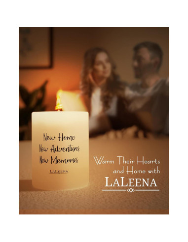 Vela Aromática de Inauguración LaLeena 396 g Vainilla Orgánica