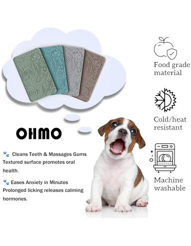 Alfombrilla de Lamer OHMO para Perros y Gatos - 24.9x15 cm