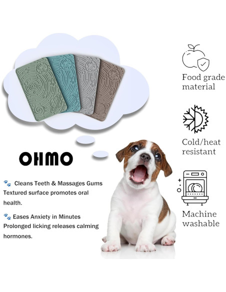 Alfombrilla de Lamer OHMO para Perros y Gatos - 24.9x15 cm Alfombrilla de Lamer OHMO para Perros y Gatos - 24.9x15 cm