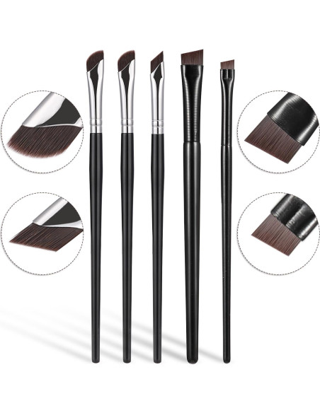 Set de 5 Brochas de Delineador Etercycle - Maquillaje Profesional Set de 5 Brochas de Delineador Etercycle - Maquillaje Profesional