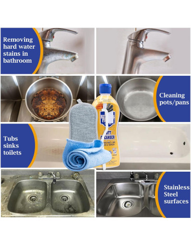 Limpiador Multiusos 368g Bar Keepers Friend con Cepillo y Esponja
