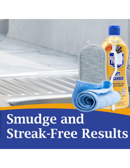 Limpiador Multiusos 368g Bar Keepers Friend con Cepillo y Esponja Limpiador Multiusos 368g Bar Keepers Friend con Cepillo y Esponja