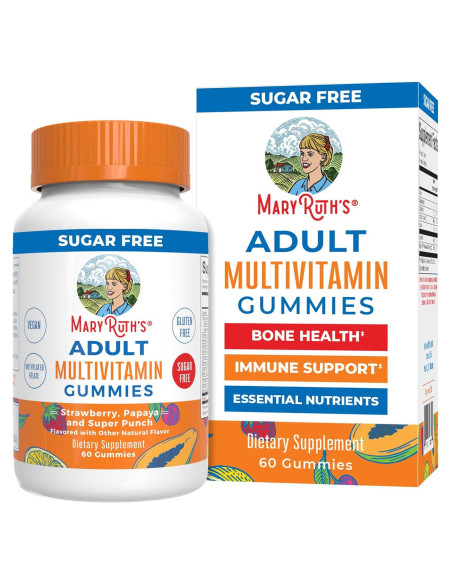 Gominolas Multivitamínicas Veganas MaryRuth 60 Unidades Gominolas Multivitamínicas Veganas MaryRuth 60 Unidades