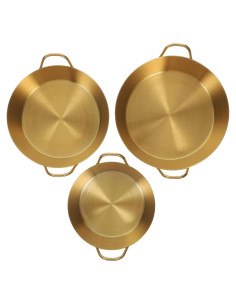 Zerodeko Tazones de Mezcla Acero Inoxidable 3 Piezas 8-12 cm