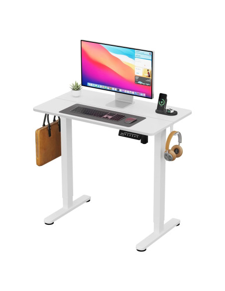 Escritorio de Pie Eléctrico JYLH JOYSEEKER 35" Blanco Ajustable Escritorio de Pie Eléctrico JYLH JOYSEEKER 35" Blanco Ajustable