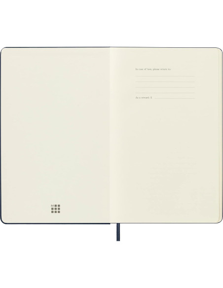 Cuaderno Moleskine Clásico Tapa Dura Grande Liso Azul 240 Páginas Cuaderno Moleskine Clásico Tapa Dura Grande Liso Azul 240 Páginas