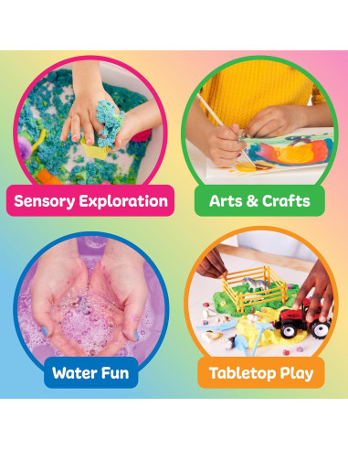 Mesa Sensorial Creativity for Kids con Kit de Fiesta 29 Piezas