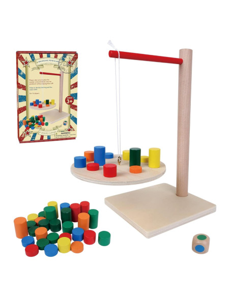 Juego de Péndulo de Equilibrio GOTHINK 42 Piezas de Madera Juego de Péndulo de Equilibrio GOTHINK 42 Piezas de Madera