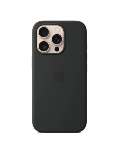 Funda de Silicona Apple iPhone 16 Pro MagSafe Negra