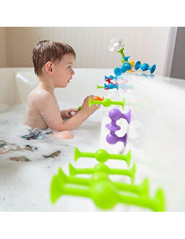 Conjunto de Inicio Squigz Fat Brain Toys - 24 Juguetes Sensoriales
