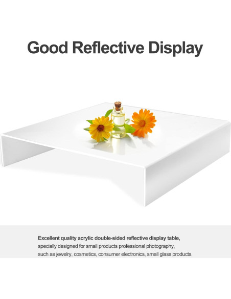 Mesa Reflectante Acrílica LimoStudio 24.1x24.1cm para Fotografía Mesa Reflectante Acrílica LimoStudio 24.1x24.1cm para Fotografía