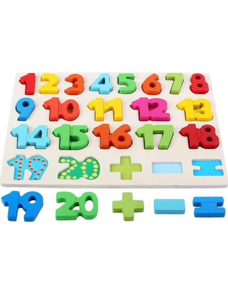 Rompecabezas de Madera QZMTOY 3 en 1 para Niños 3+ Rompecabezas de Madera QZMTOY 3 en 1 para Niños 3+