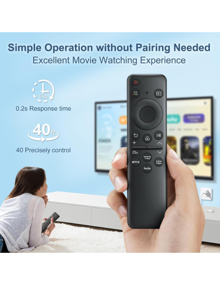 Control Remoto Reemplazo LOUTOC para Samsung Smart TV 4K Control Remoto Reemplazo LOUTOC para Samsung Smart TV 4K