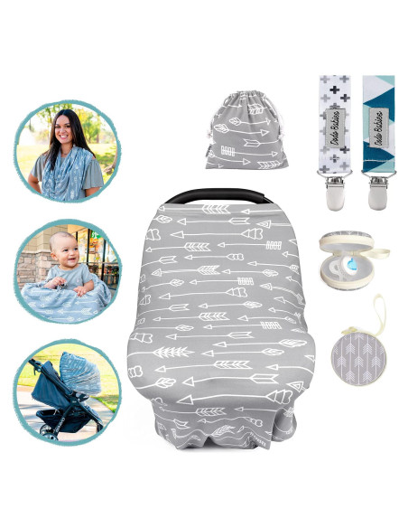 Conjunto de Lactancia Dodo Babies Gris 5 Piezas - Bufanda Multifuncional Conjunto de Lactancia Dodo Babies Gris 5 Piezas - Bufanda Multifuncional