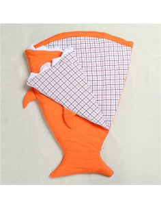 Saco de dormir tiburón Genérica para bebés 0-2 años azul 2