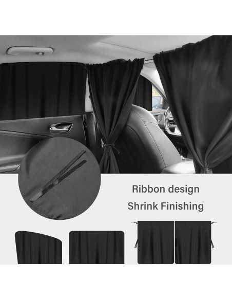 Kit de Sombrillas para Ventanas de Coche Stacool 5PCS - Privacidad y Sombra Kit de Sombrillas para Ventanas de Coche Stacool 5PCS - Privacidad y Sombra