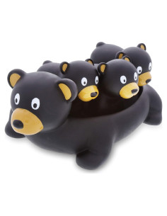 Juguetes de baño de oso negro DolliBu - 4 piezas para niños