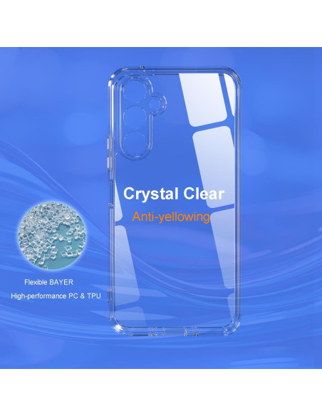 Funda TENOC Clara para Samsung Galaxy A15 5G - Antideslizante Funda TENOC Clara para Samsung Galaxy A15 5G - Antideslizante