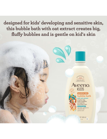 Baño de Burbujas Aveeno Kids 567 ml Piel Sensible Avena Baño de Burbujas Aveeno Kids 567 ml Piel Sensible Avena