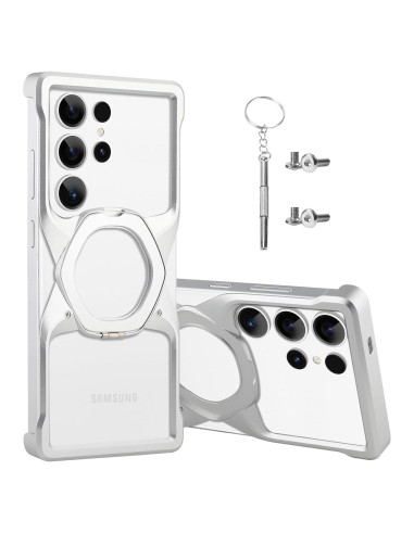 Funda de teléfono Aluminio Plateado para Samsung Galaxy S25 Ultra