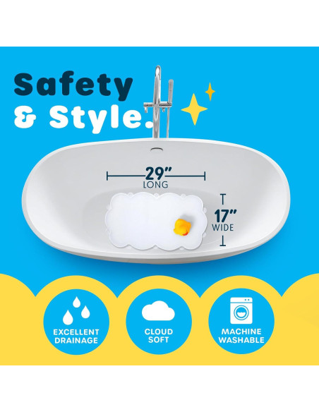 Tapete Antideslizante para Baño SlipX Solutions 43x74 cm Blanco Tapete Antideslizante para Baño SlipX Solutions 43x74 cm Blanco