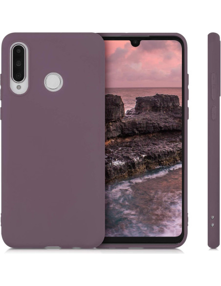 Funda TPU Silicona Kwmobile para Huawei P30 Lite - Púrpura Funda TPU Silicona Kwmobile para Huawei P30 Lite - Púrpura