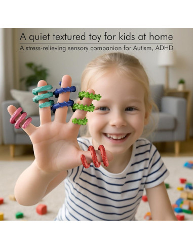 Palos Sensoriales Antiestrés TIKWORK 6PCS para Niños y Adultos