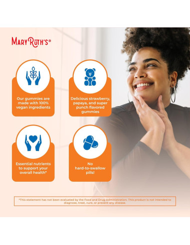 Gominolas Multivitamínicas Veganas MaryRuth 60 Unidades