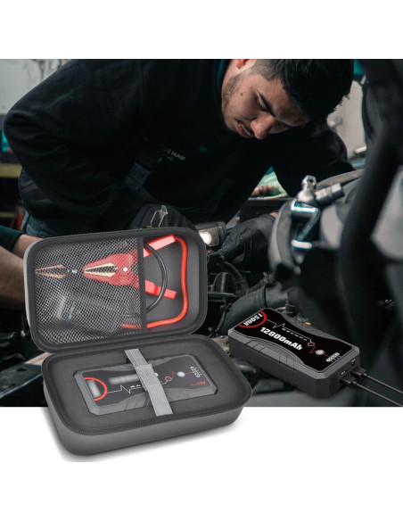 Funda Protectora ANKHOH para Arrancador de Coche 1500A 12800mAh Funda Protectora ANKHOH para Arrancador de Coche 1500A 12800mAh