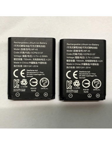Batería NP-45 para Auriculares Inalámbricos Steelseries Arctis Nova Pro - 2 Piezas