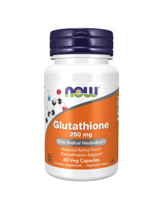 Glutatión 250 mg NOW Foods - 60 Cápsulas Veganas