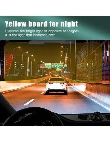 Gafas Antideslumbrantes para Visera de Coche leediga 32x11.9cm