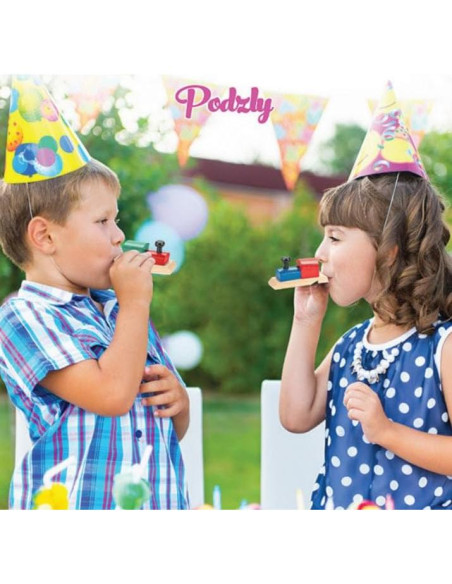 Paquete de 12 Silbatos de Madera Podzly para Niños - Juguetes Montessori Paquete de 12 Silbatos de Madera Podzly para Niños - Juguetes Montessori