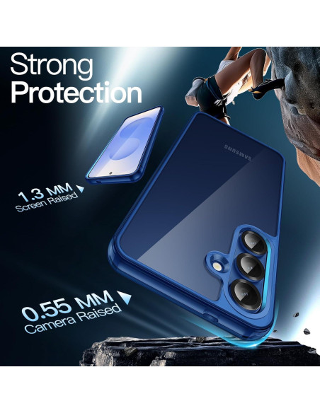 Funda JETech para Samsung Galaxy S25 5G Antigolpes Marino Funda JETech para Samsung Galaxy S25 5G Antigolpes Marino