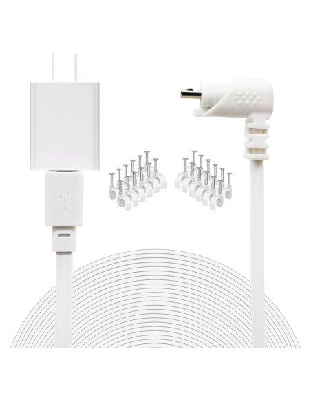 Cargador Adaptador Micro USB SEEHOM para Arlo Pro y Pro 2 Cargador Adaptador Micro USB SEEHOM para Arlo Pro y Pro 2