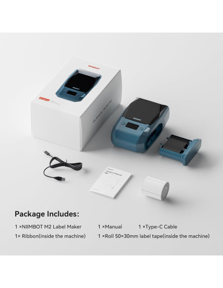 Impresora de Etiquetas NIIMBOT M2 Bluetooth 5.08 cm Térmica Impresora de Etiquetas NIIMBOT M2 Bluetooth 5.08 cm Térmica