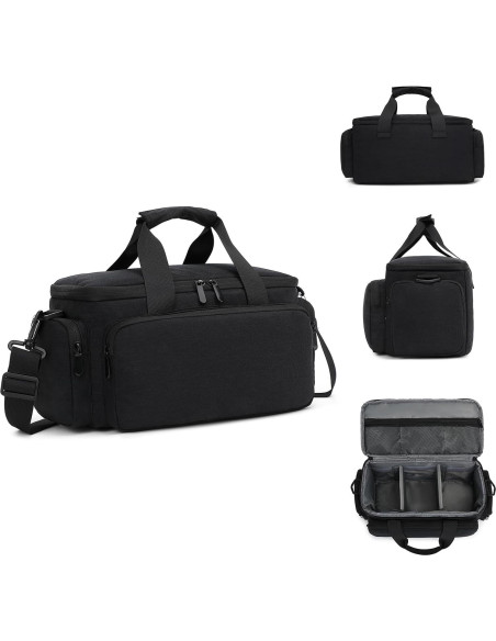 Bolsa de cámara Andoer impermeable 39x20x18cm para DSLR Bolsa de cámara Andoer impermeable 39x20x18cm para DSLR
