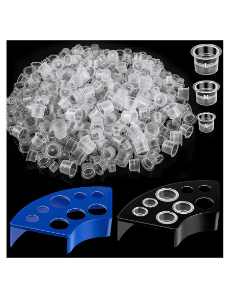Kit de 500 Capsulas de Tinta para Tatuajes GCTWFYK con Soportes Kit de 500 Capsulas de Tinta para Tatuajes GCTWFYK con Soportes