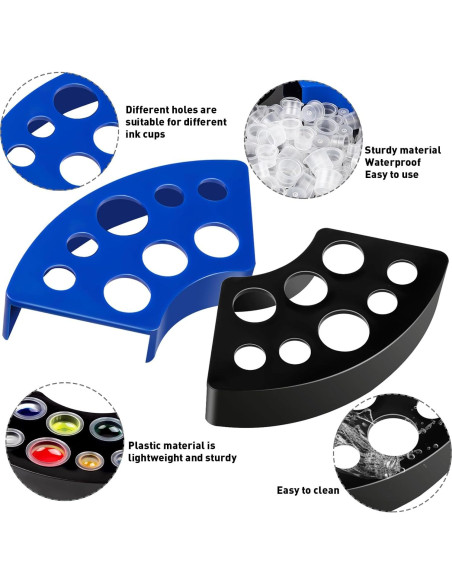Kit de 500 Capsulas de Tinta para Tatuajes GCTWFYK con Soportes Kit de 500 Capsulas de Tinta para Tatuajes GCTWFYK con Soportes