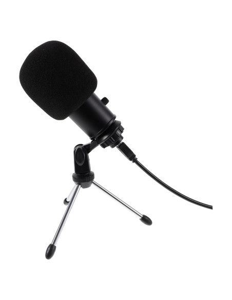Micrófono Condensador USB Cardioide Milisten para PC - Negro Micrófono Condensador USB Cardioide Milisten para PC - Negro